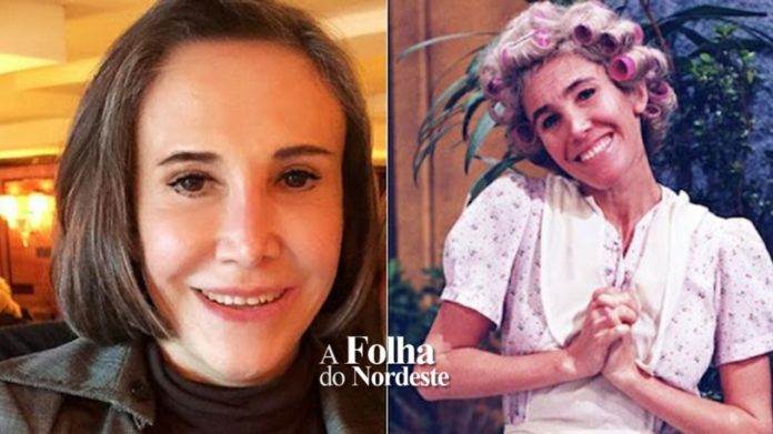 Atriz Florinda Meza de Chaves faz homenagem a Silvio Santos