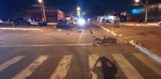 Motociclista morre em acidente com viatura da PM em Goiânia