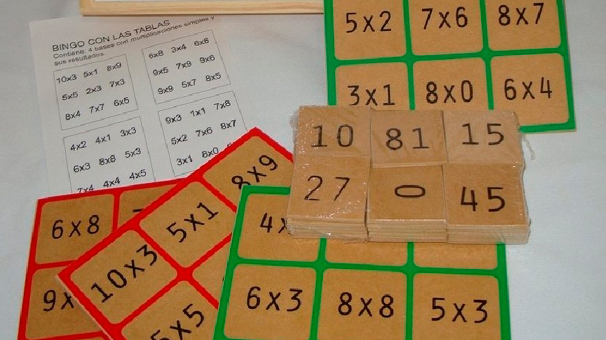 Bingo matemático em Rebouças: ensino
